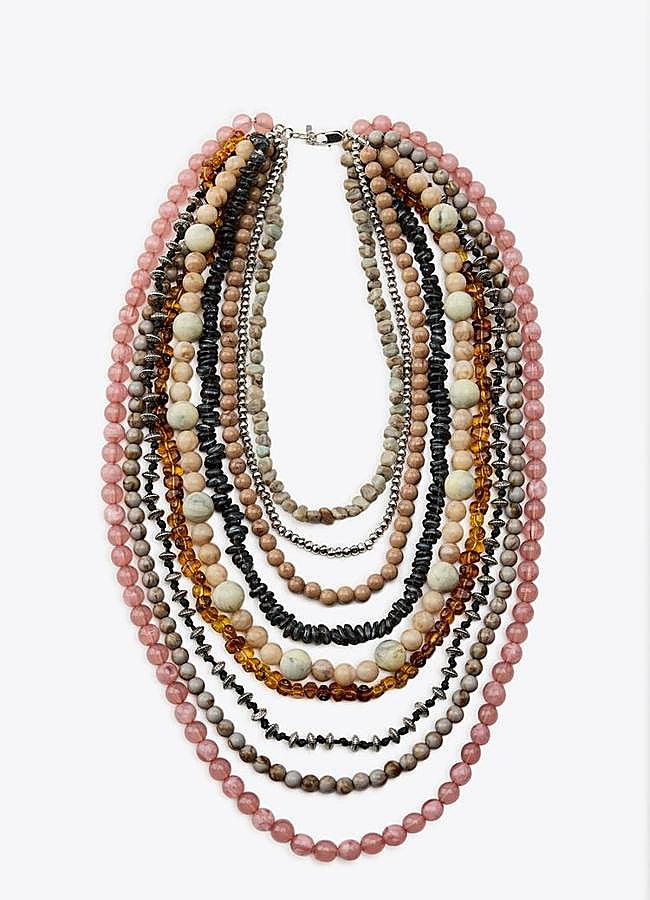 Imagen - Collar múltiple abalorios de Zara (29,95€)