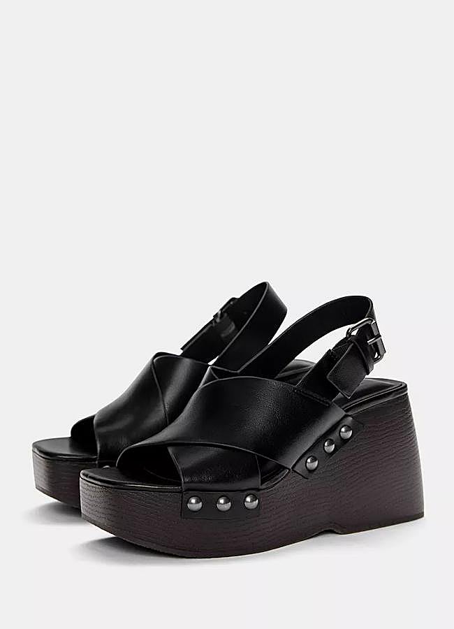 Imagen - Sandalias de tiras con plataforma de madera