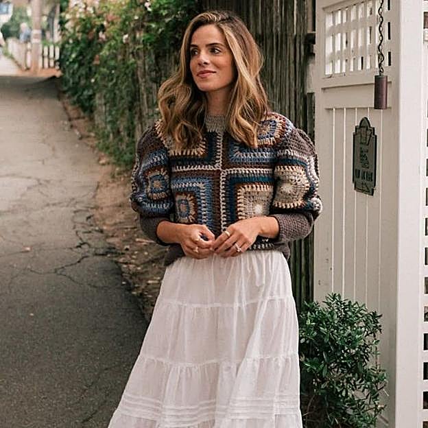 Jerséis de crochet para esta primavera que quedan genial con faldas blancas o vaqueros