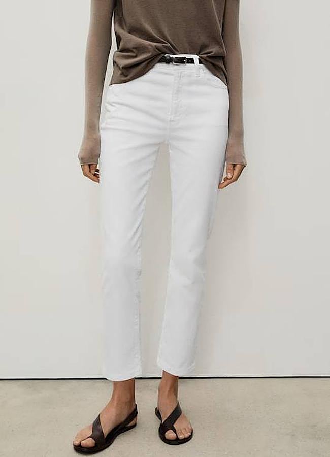 Imagen - Jeans Claudia slim cropped de Mango (29,99€)