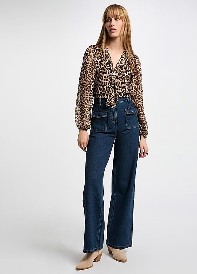 Imagen - Vaqueros setenteros con bolsillos estilo flare