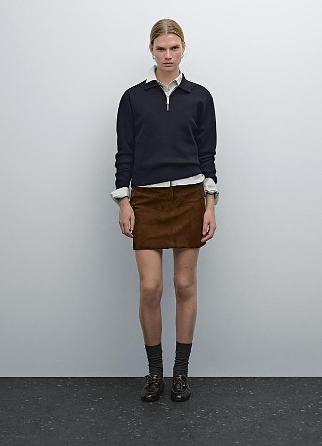 Imagen - Jersey de Massimo Dutti con cremallera, 59,95 euros.