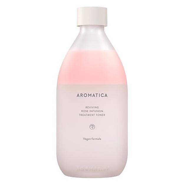 Reviving Rose Infusion Treatment Toner de Aromatica.