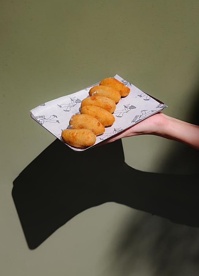 Imagen - Las croquetas cremosas de jamón de Arturo Sánchez que se pueden degustar en El Buen. /DR