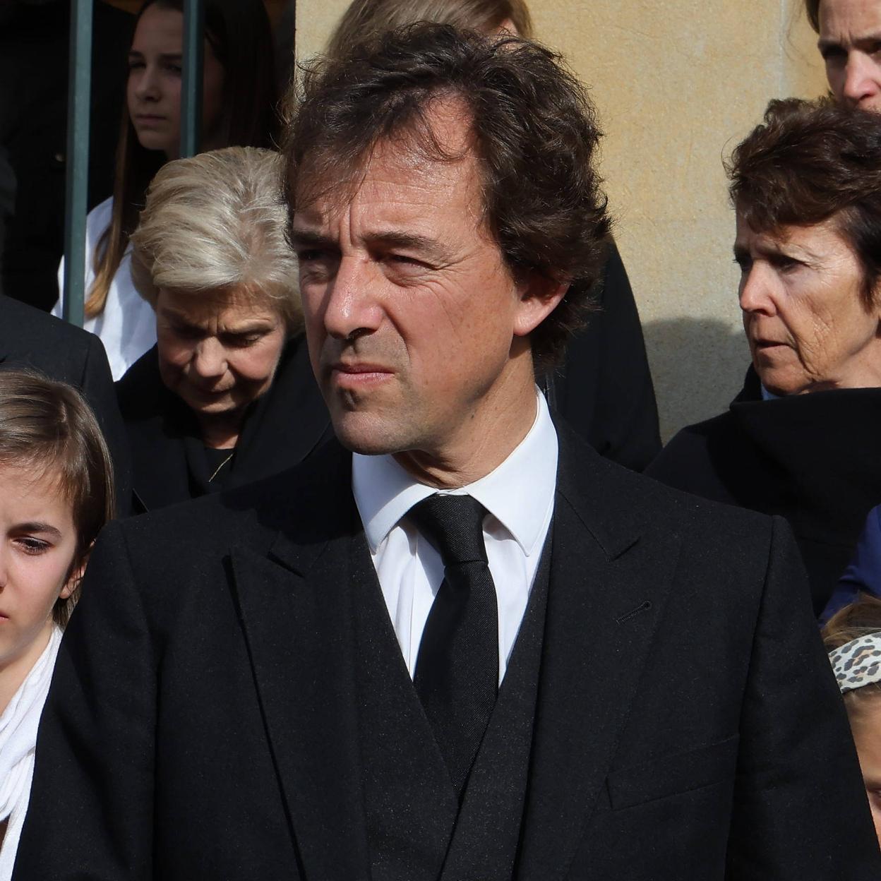 Carl-Christian de Austria, en el funeral de su esposa. 