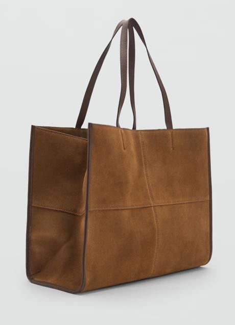 Imagen - Bolso de serraje de Mango (79,99 euros)