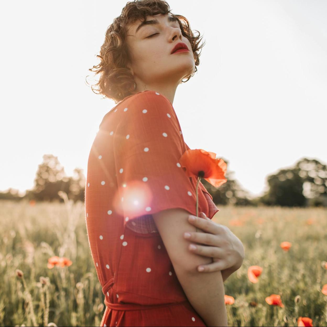 Una mujer sin pareja.