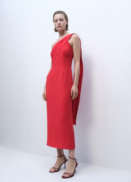 Imagen - Vestido rojo de Mango (59,95 euros)
