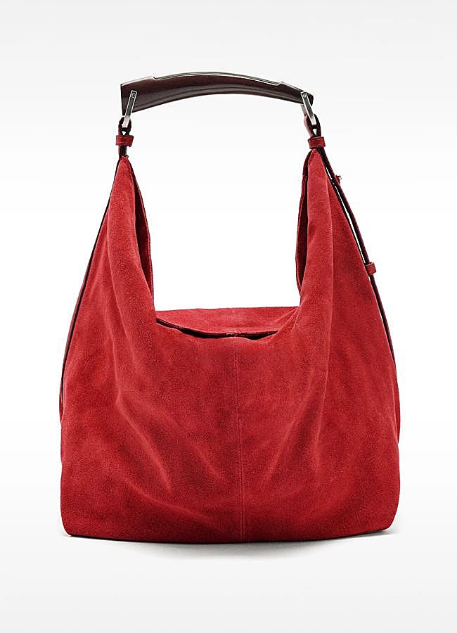 Imagen - Bolso de hombro en piel serraje de Parfois (69,99€)