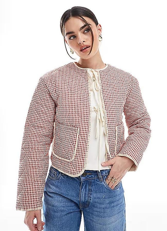 Imagen - Chaqueta de vichy acolchada