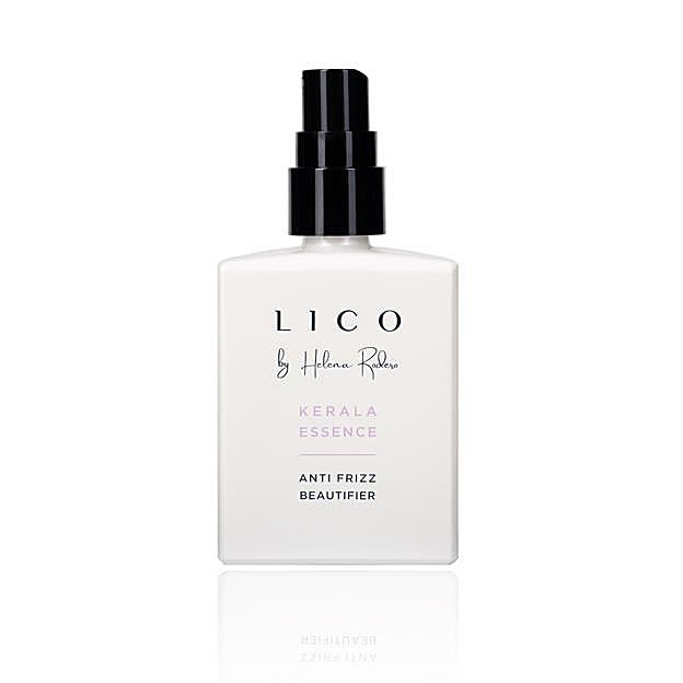 Antifrizz Beautifier de la línea capilar kerala Essence de Lico by Helena Rodero. Cuesta 37,90 euros.