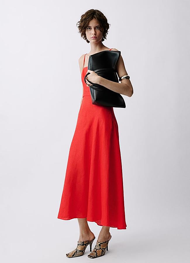 Imagen - Vestido de lino con vuelo