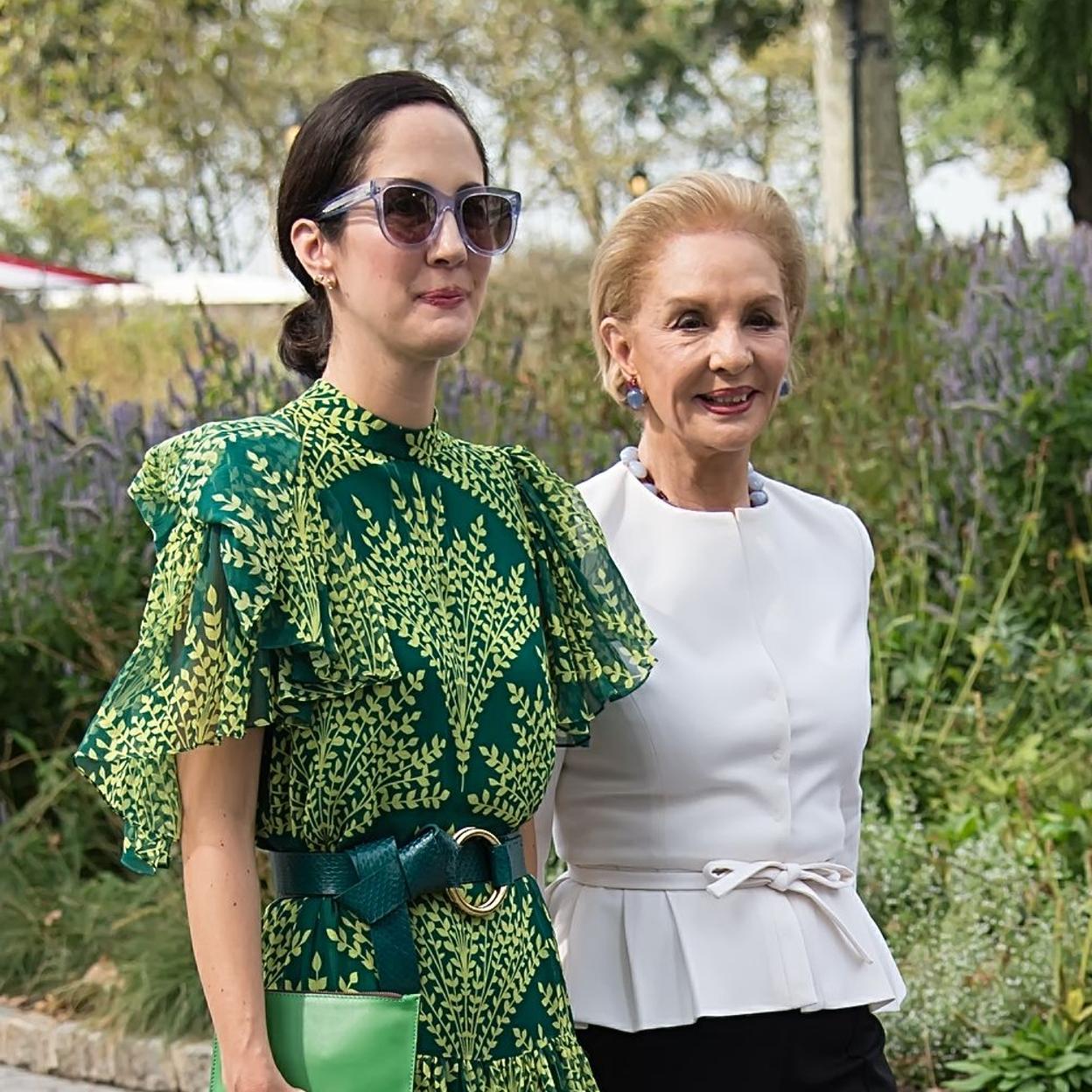 Patricia Cristina Herrera junto a su madre, Carolina Herrera. 