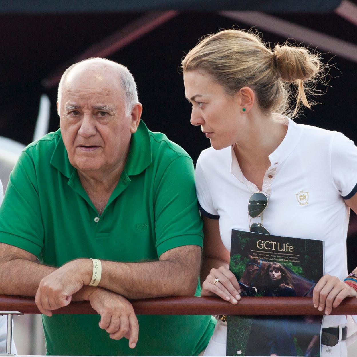 Amancio Ortega y Flora Pérez Marcote, fotografiados en 2018 en A Coruña. 