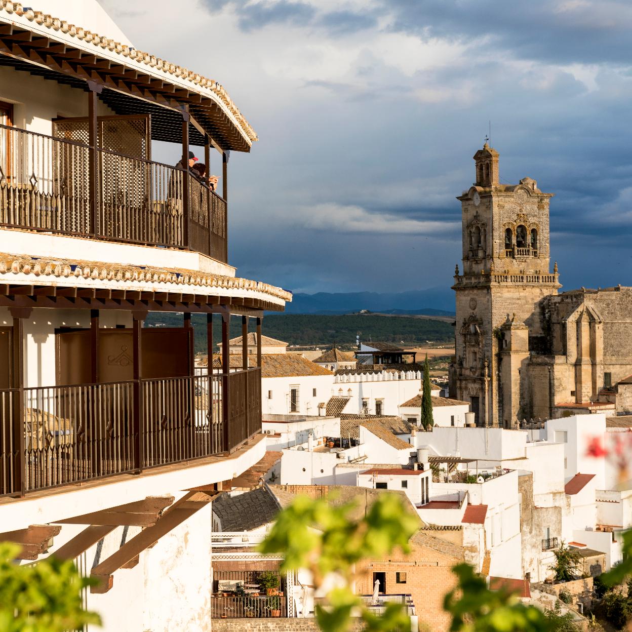 Vistas desde el Parador de Arcos de la Frontera