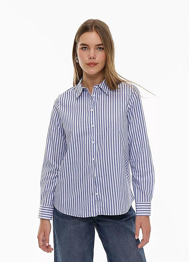 Imagen - Camisa básica con detalle de popelin de Lefties.