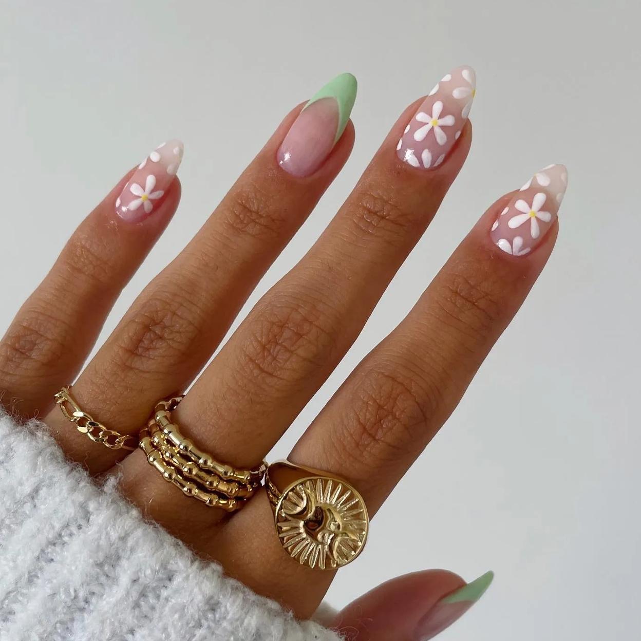 Esta primavera lucirás unas uñas en color verde menta