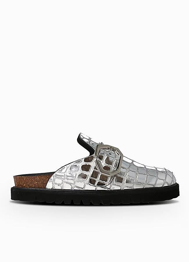 Imagen - Zuecos metalizados de Genius, 79,90 euros.