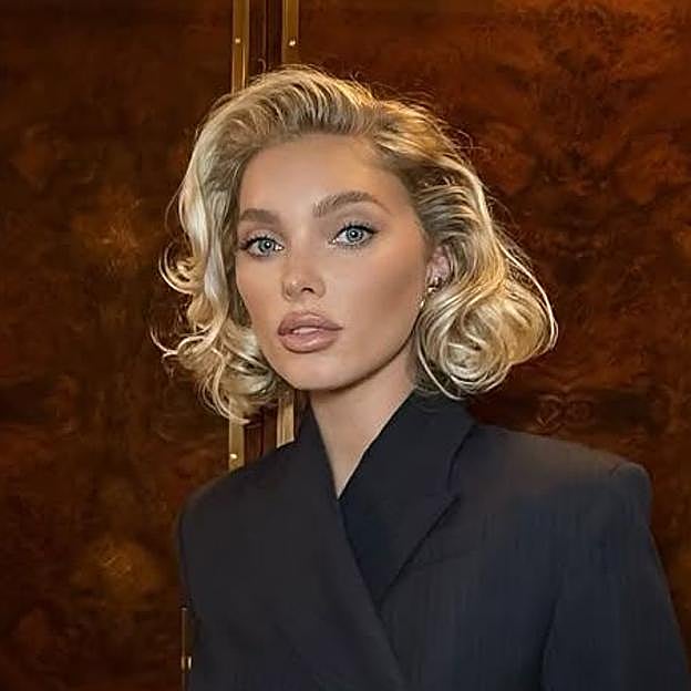 Elsa Hosk con luxe bob al estilo Old Hollywood