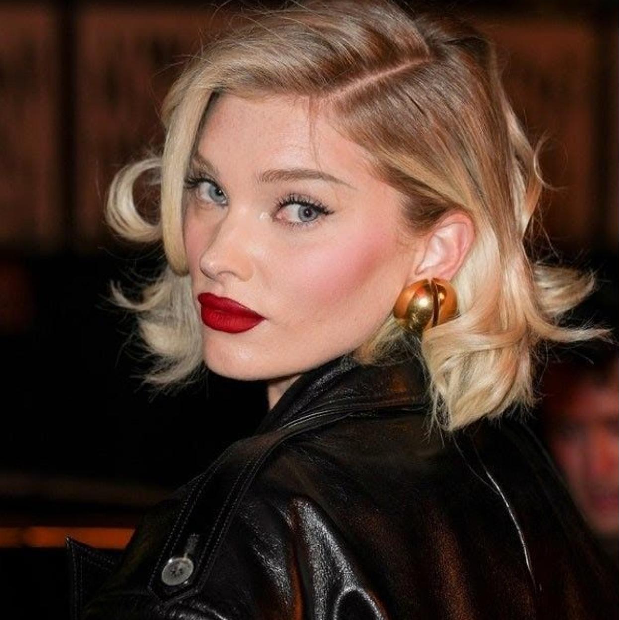 Elsa Hosk con luxe bob