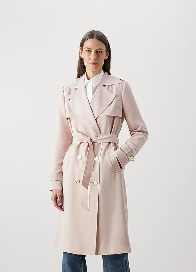 Imagen - Gabardina rosa pastel