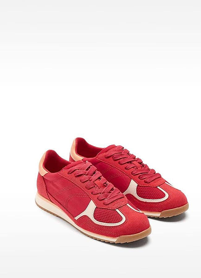 Imagen - zapatillas rojas combinadas