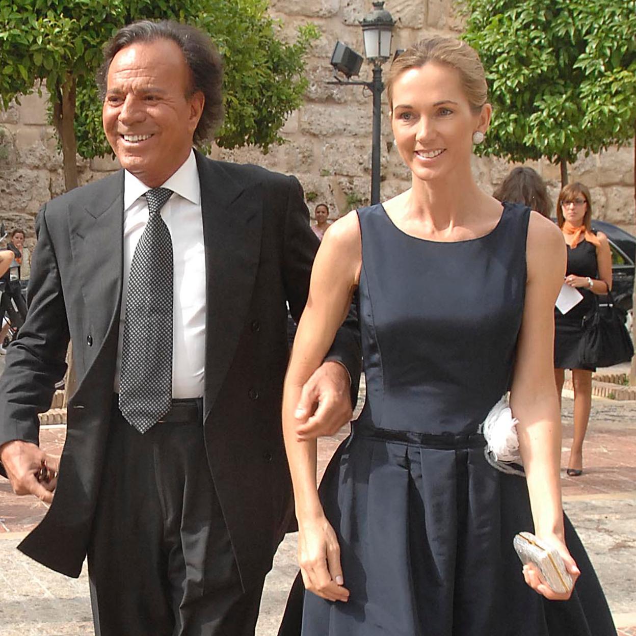Julio Iglesias y Miranda Rijnsburger en una de sus pocas apariciones públicas de los últimos años. 