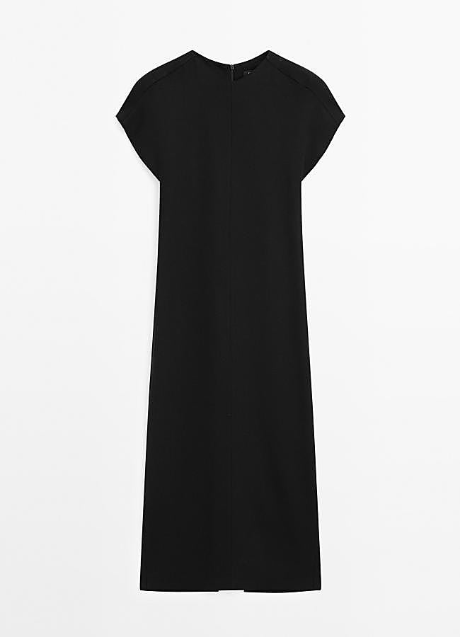 Imagen - Vestido midi crepé de Massimo Dutti (49,95€)