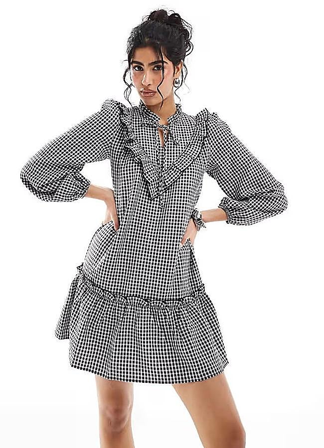 Imagen - Vestido de vichy estilo babydoll