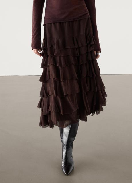 Imagen - Falda con volantes de Massimo Dutti (79,99 euros)