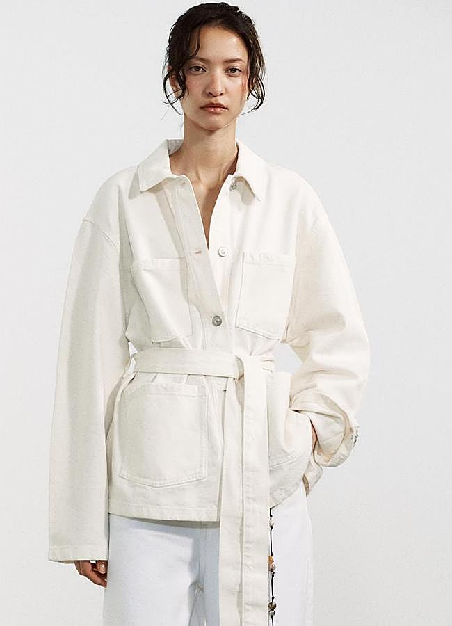 Imagen - Chaqueta vaquera con cinturón.