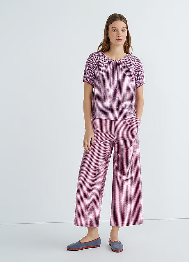 Imagen - Conjunto con detalle de cuadros vichy de Hipercor.