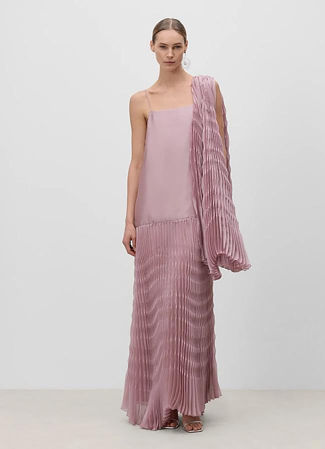 Imagen - Vestido plisado con tirantes finos de Simorra (348 euros).