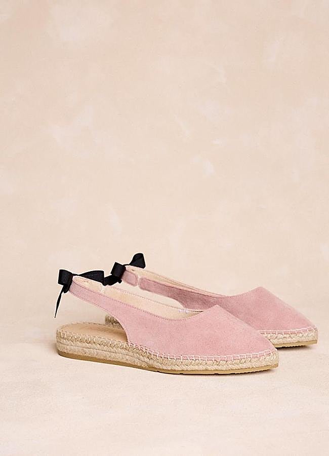 Imagen - Alpargatas planas en rosa pastel
