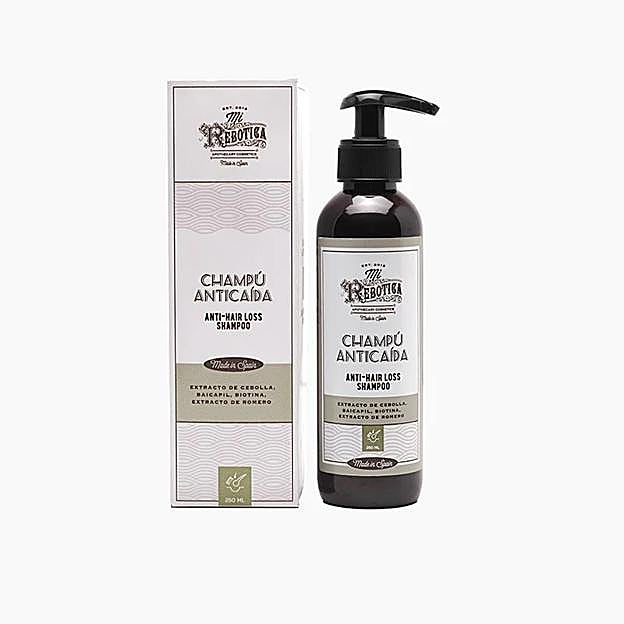 Champú anticaída de Mi Rebotica.