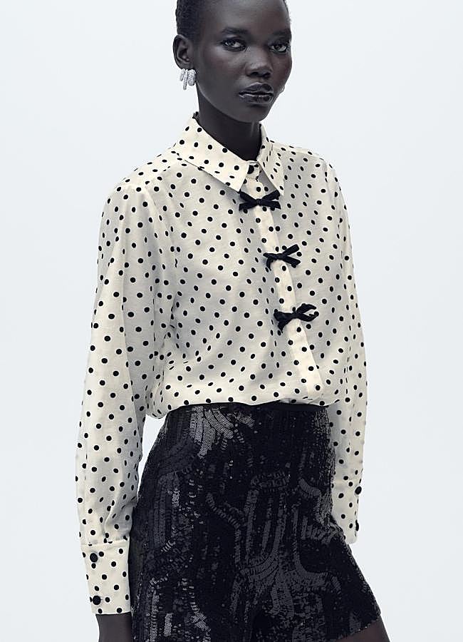Imagen - La camisa de lunares de Zara.