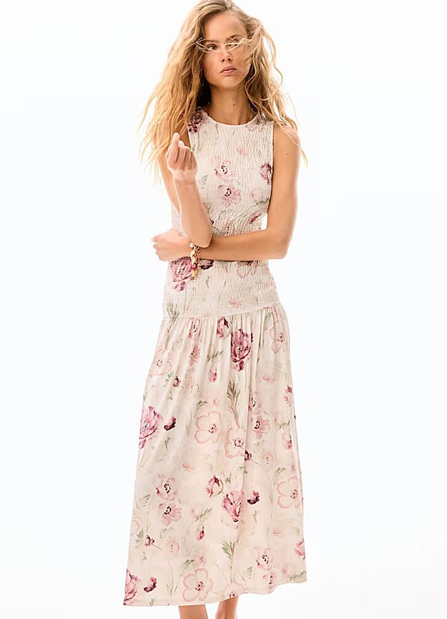 Imagen - Vestido largo de flores de H&M.
