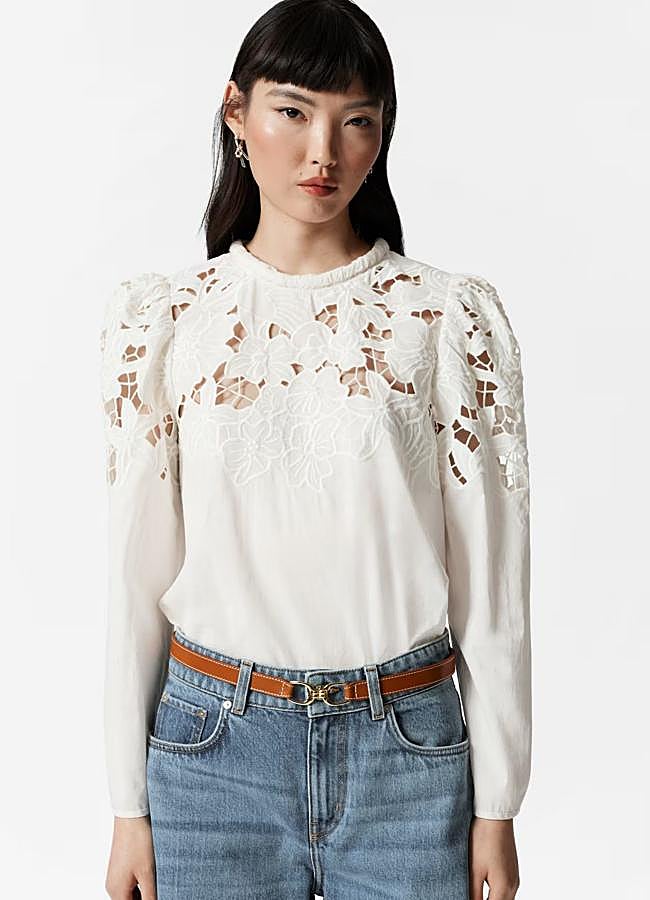 Imagen - Camisa bordada calada