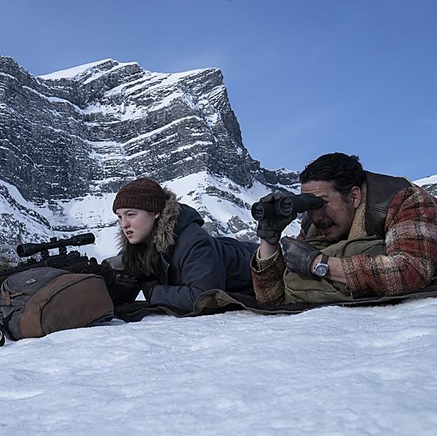 Bella Ramsey y Gabriel Luna en una imagen del primer episodio de la segunda temporada de The Last of Us.
