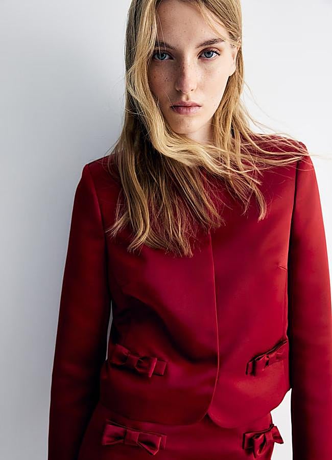 Imagen - Chaqueta con lazos satinada