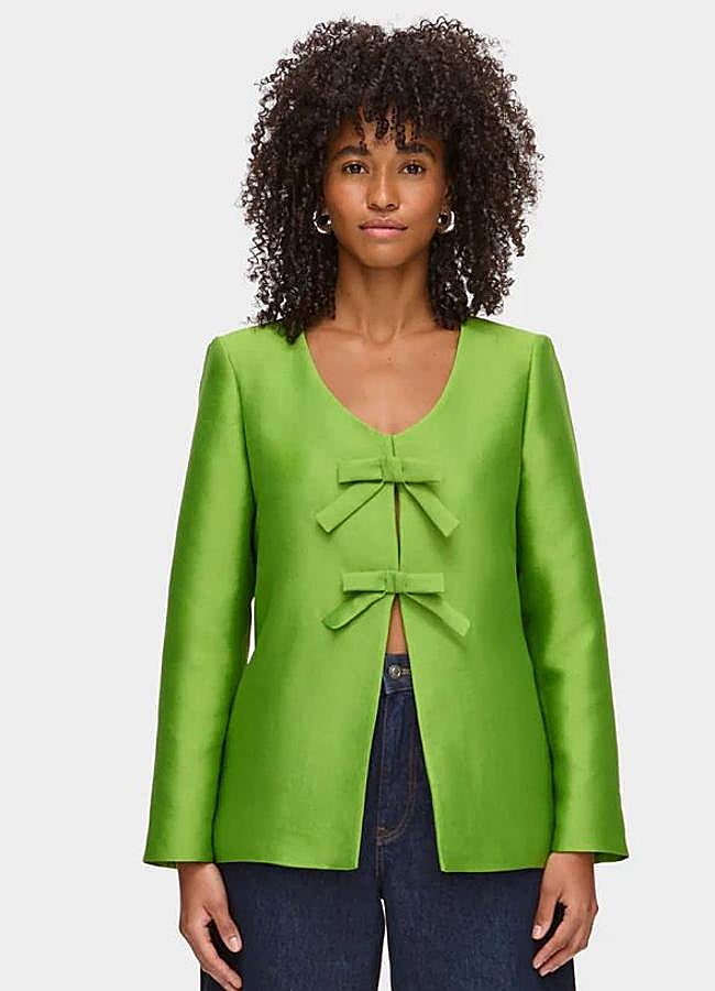 Imagen - Chaqueta de satén con lazos