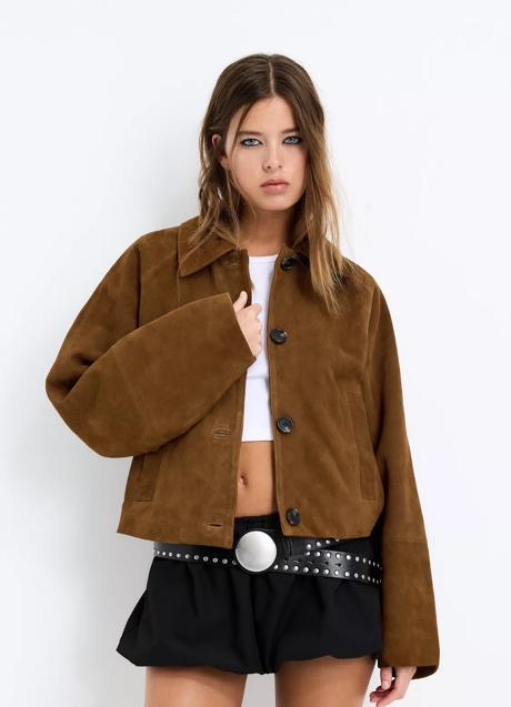Imagen - Chaqueta de ante de Pull & Bear (119 euros)