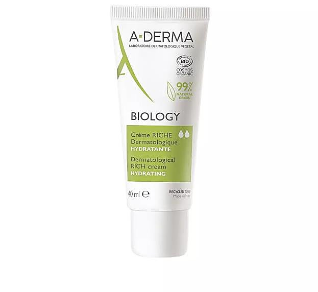 Crema hidratante facial de A-Derma.