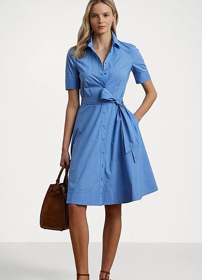 Imagen - Vestido azul camisero de Ralph Lauren, 249,95 euros.