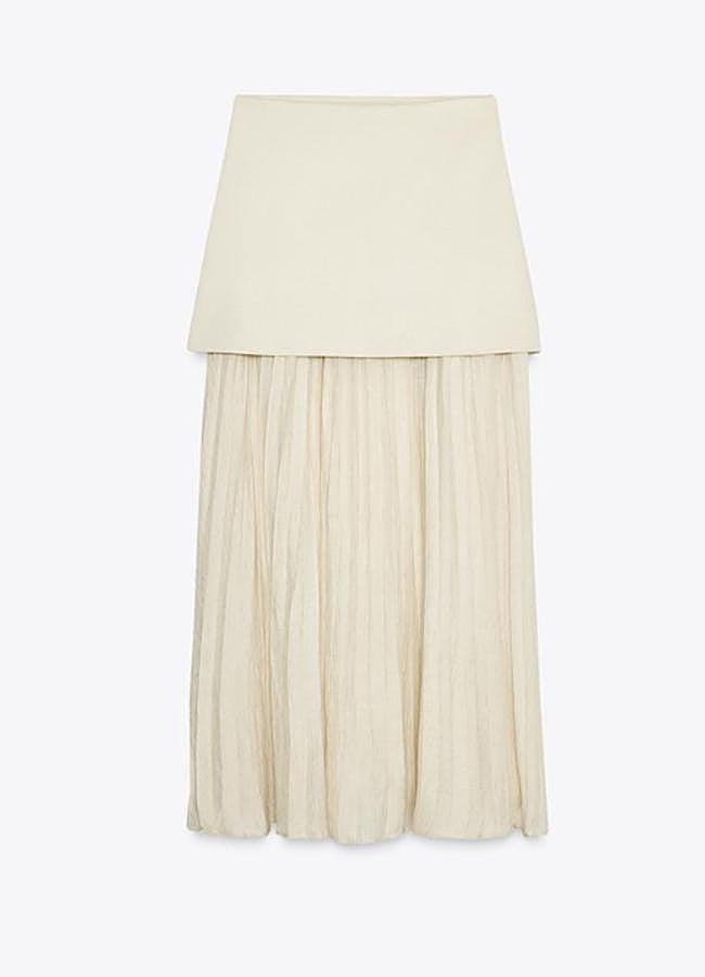 Imagen - Faldas blancas para la primavera (ZARA)