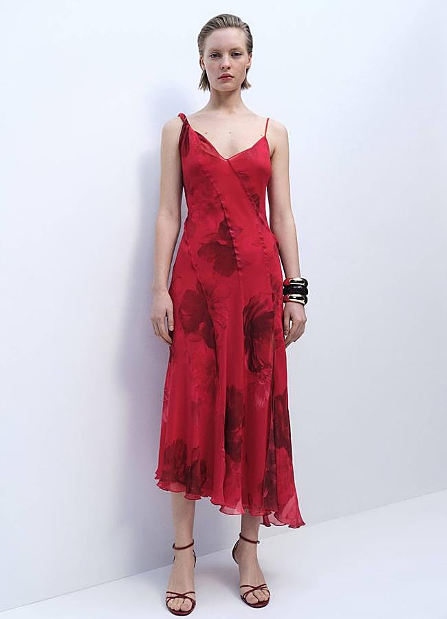 Imagen - Vestido asimétrico floral de Mango (69,99€)