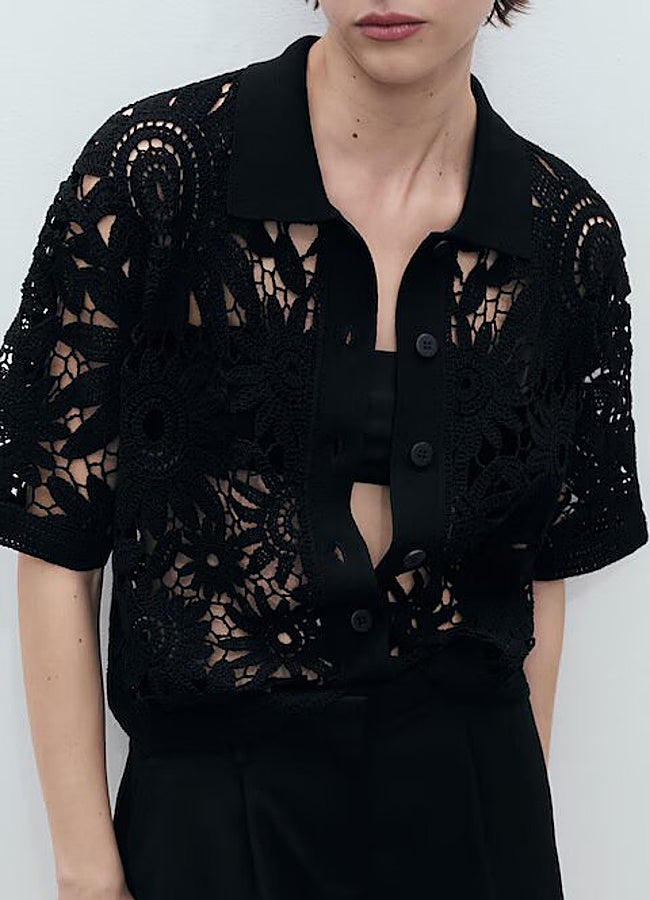 Imagen - Cárdigan crochet Mango.