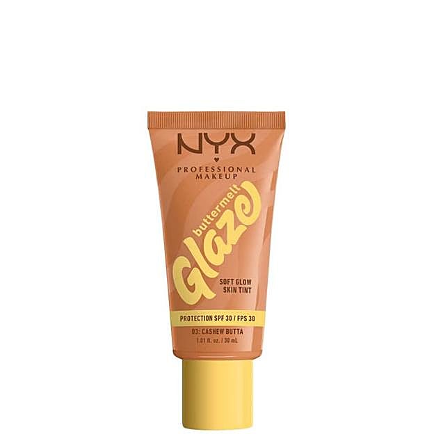 Buttermelt Glaze Soft Glow Skin Tint de NYX. Precio: 13,95 euros