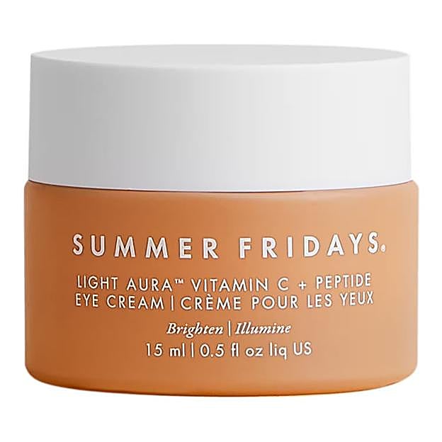 Light Aura Vitamin C+ Peptide Eye Cream de Summer Fridays. Precio: 46,99 euros