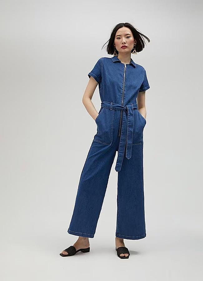 Imagen - Mono denim culotte